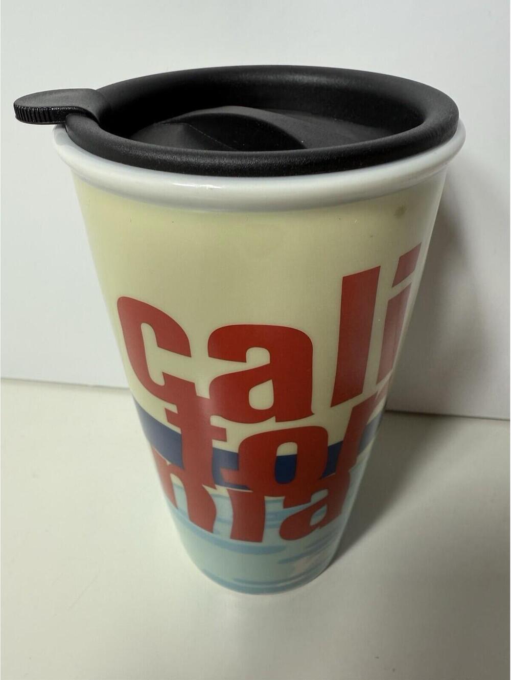 Starbucks Coffee Tumbler Mug Collection California Beach Sunset 12oz Cup New